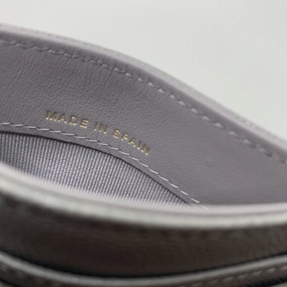 Authentic Chanel Grey Classic Caviar Flat Card holder brand new - Picture 6 of 8